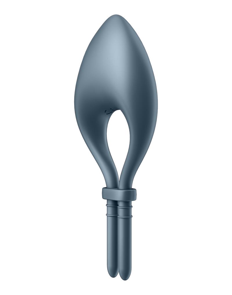 Satisfyer - Bull's Eye - Vibrerende Cockring Met App Control - Donkerblauw-Laced-up.nl