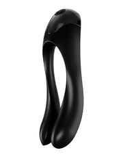 Satisfyer - Candy Cane Vinger Vibrator - Zwart-Laced-up.nl