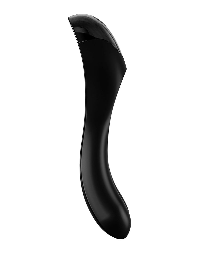 Satisfyer - Candy Cane Vinger Vibrator - Zwart-Laced-up.nl