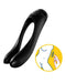 Satisfyer - Candy Cane Vinger Vibrator - Zwart-Erotiekvoordeel.nl