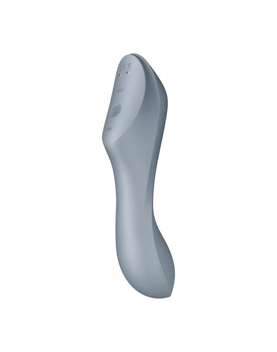 Satisfyer - Curve - Trinity 3-in-1 Vibrator - Grijs-Laced-up.nl