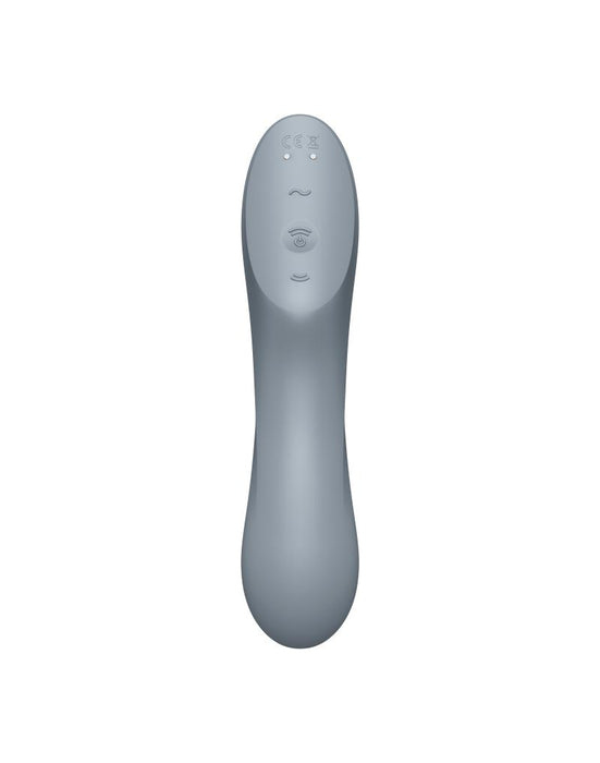 Satisfyer - Curve - Trinity 3-in-1 Vibrator - Grijs-Laced-up.nl