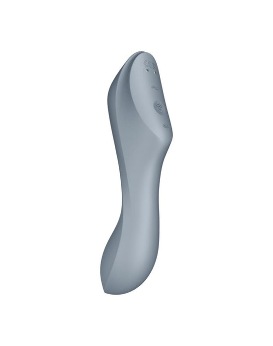 Satisfyer - Curve - Trinity 3-in-1 Vibrator - Grijs-Laced-up.nl