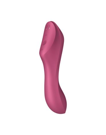 Satisfyer - Curve - Trinity 3-in-1 Vibrator - Rood-Laced-up.nl