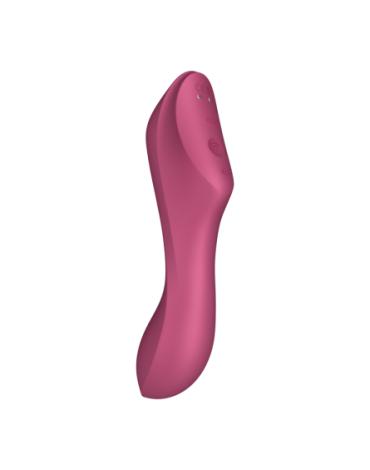 Satisfyer - Curve - Trinity 3-in-1 Vibrator - Rood-Laced-up.nl