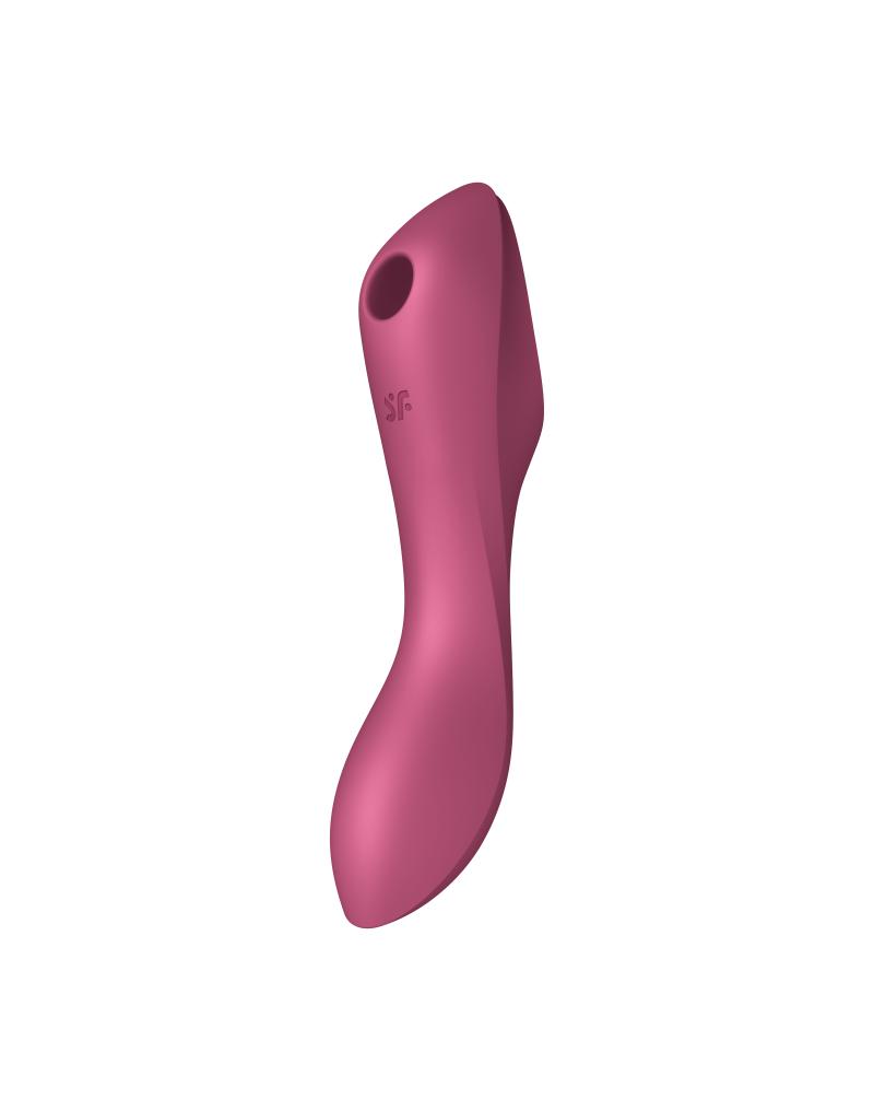 Satisfyer - Curve - Trinity 3-in-1 Vibrator - Rood-Laced-up.nl