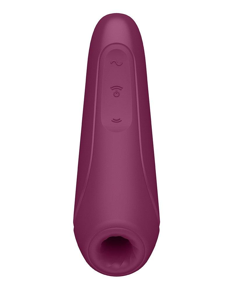 Satisfyer - Curvy 1+ Rose Red App Connect Clitoris Vibrator-Laced-up.nl