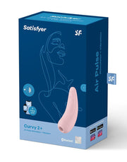 Satisfyer - Curvy 2+ Pink - App Connect Clitoris Vibrator-Laced-up.nl