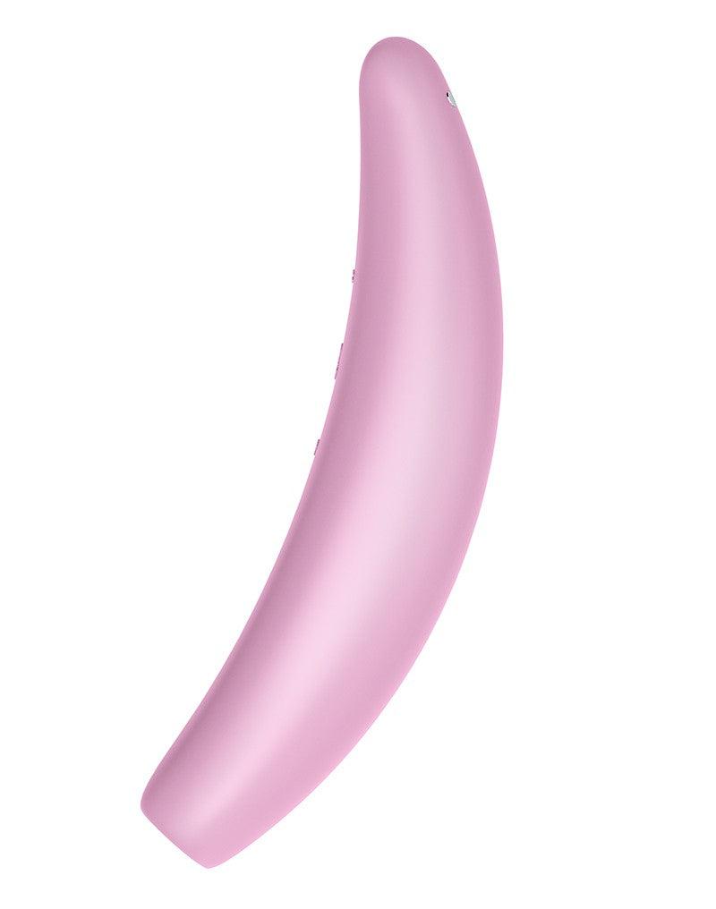 Satisfyer - Curvy 3+ pink App Controlled luchtdruk opleg Vibrator-Laced-up.nl