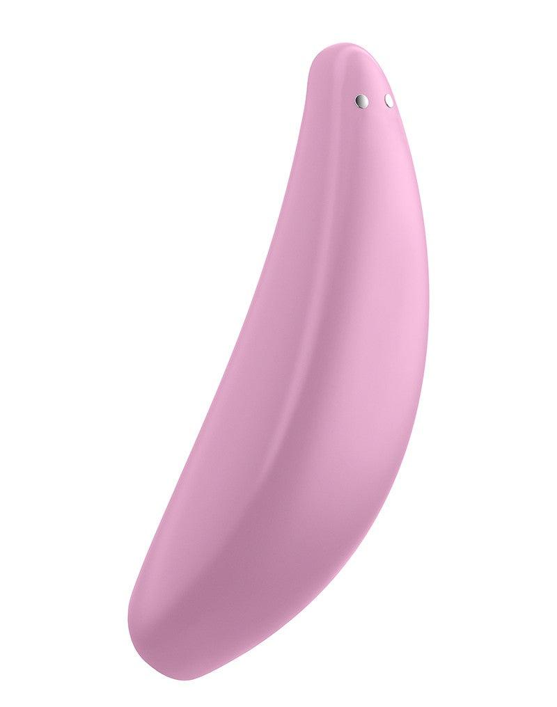 Satisfyer - Curvy 3+ pink App Controlled luchtdruk opleg Vibrator-Laced-up.nl