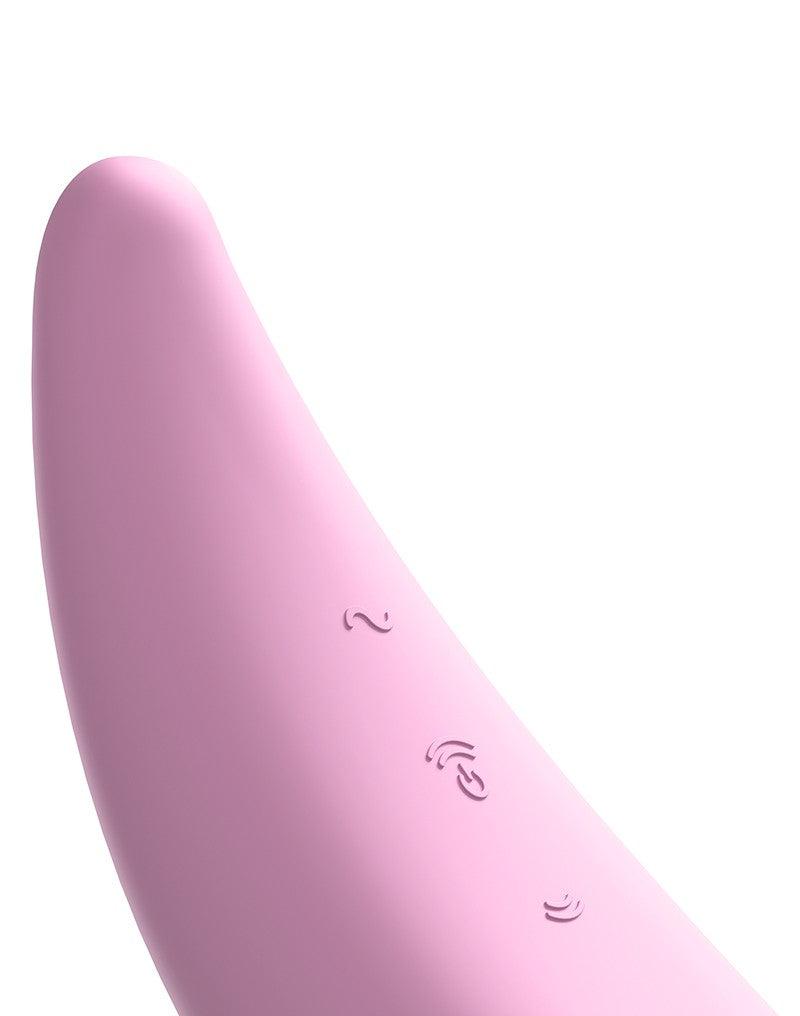 Satisfyer - Curvy 3+ pink App Controlled luchtdruk opleg Vibrator-Laced-up.nl