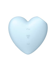 Satisfyer - Cutie Heart - Luchtdruk Vibrator- Lichtblauw-Laced-up.nl
