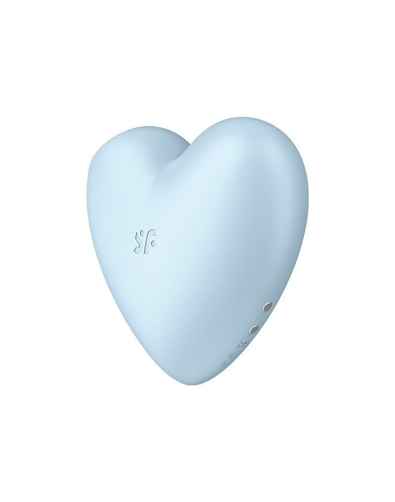 Satisfyer - Cutie Heart - Luchtdruk Vibrator- Lichtblauw-Laced-up.nl