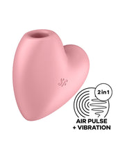 Satisfyer - Cutie Heart - Luchtdruk Vibrator - Roze-Laced-up.nl