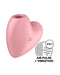Satisfyer - Cutie Heart - Luchtdruk Vibrator - Roze-Laced-up.nl