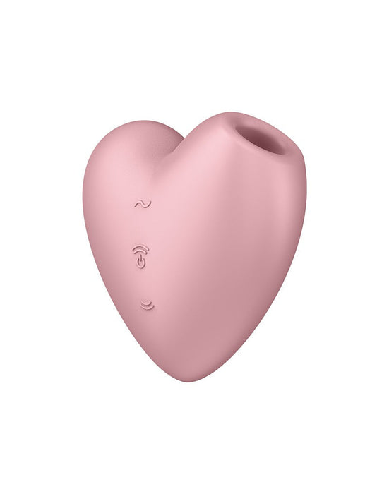 Satisfyer - Cutie Heart - Luchtdruk Vibrator - Roze-Laced-up.nl