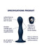Satisfyer - Double Ball-R - Verzwaarde Dildo met Bewegende Metalen Kogels - Blauw-Laced-up.nl