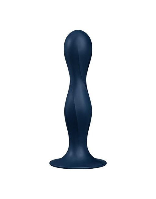 Satisfyer - Double Ball-R - Verzwaarde Dildo met Bewegende Metalen Kogels - Blauw-Laced-up.nl