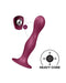 Satisfyer - Double Ball-R - Verzwaarde Dildo met Bewegende Metalen Kogels - Rood-Laced-up.nl
