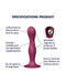 Satisfyer - Double Ball-R - Verzwaarde Dildo met Bewegende Metalen Kogels - Rood-Laced-up.nl