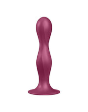 Satisfyer - Double Ball-R - Verzwaarde Dildo met Bewegende Metalen Kogels - Rood-Laced-up.nl