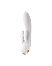Satisfyer - Double Flex - Rabbit Vibrator - Met App Control - Wit-Laced-up.nl