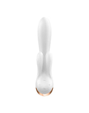 Satisfyer - Double Flex - Rabbit Vibrator - Met App Control - Wit-Laced-up.nl