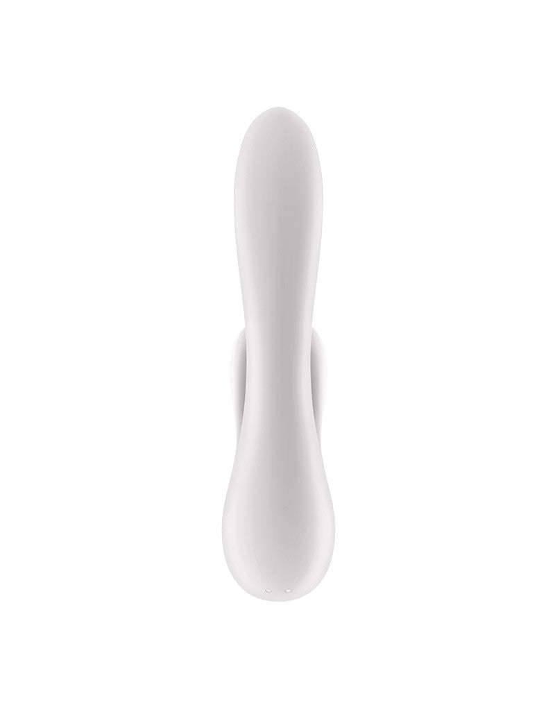 Satisfyer - Double Flex - Rabbit Vibrator - Met App Control - Wit-Laced-up.nl