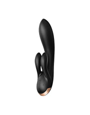 Satisfyer - Double Flex - Rabbit Vibrator - Met App Control - Zwart-Laced-up.nl