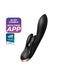 Satisfyer - Double Flex - Rabbit Vibrator - Met App Control - Zwart-Laced-up.nl