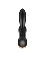 Satisfyer - Double Flex - Rabbit Vibrator - Met App Control - Zwart-Laced-up.nl