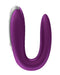 Satisfyer - Double Fun - Luxe Partner Vibrator - Met App Control - Paars-Erotiekvoordeel.nl
