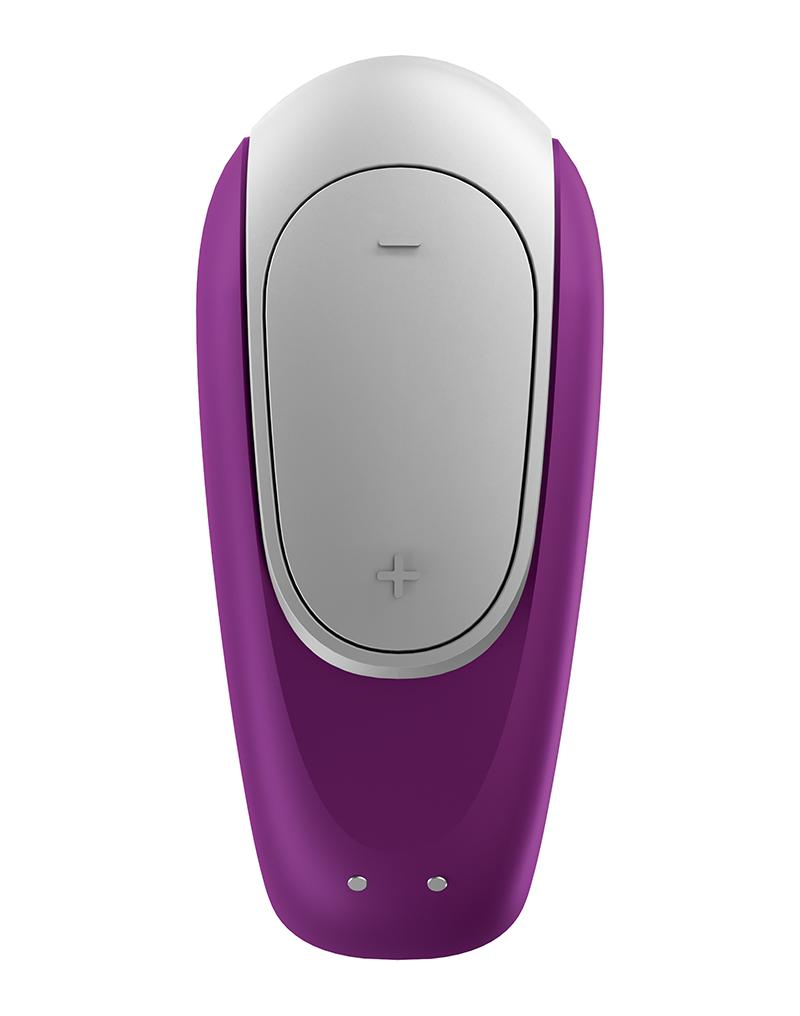 Satisfyer - Double Fun - Luxe Partner Vibrator - Met App Control - Paars-Laced-up.nl