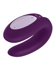 Satisfyer - Double Joy - Partner Vibrator - Met App En Bluetooth - Paars-Laced-up.nl
