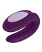 Satisfyer - Double Joy - Partner Vibrator - Met App En Bluetooth - Paars-Erotiekvoordeel.nl
