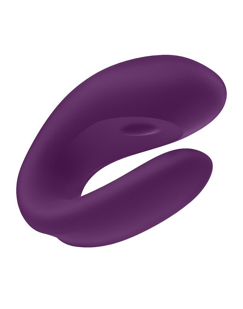 Satisfyer - Double Joy - Partner Vibrator - Met App En Bluetooth - Paars-Laced-up.nl