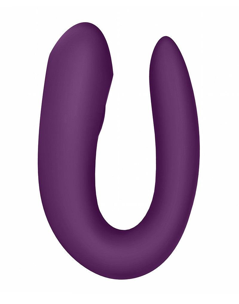 Satisfyer - Double Joy - Partner Vibrator - Met App En Bluetooth - Paars-Laced-up.nl