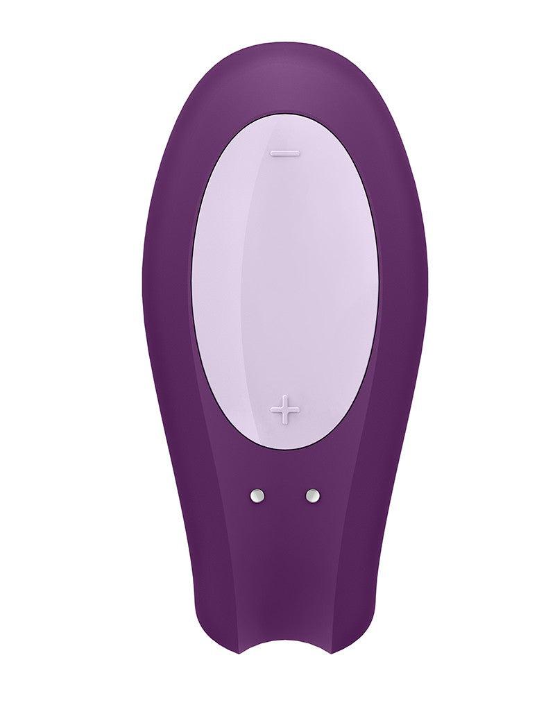 Satisfyer - Double Joy - Partner Vibrator - Met App En Bluetooth - Paars-Laced-up.nl