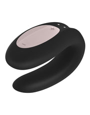 Satisfyer - Double Joy - Partner Vibrator - Met App En Bluetooth - Zwart-Laced-up.nl