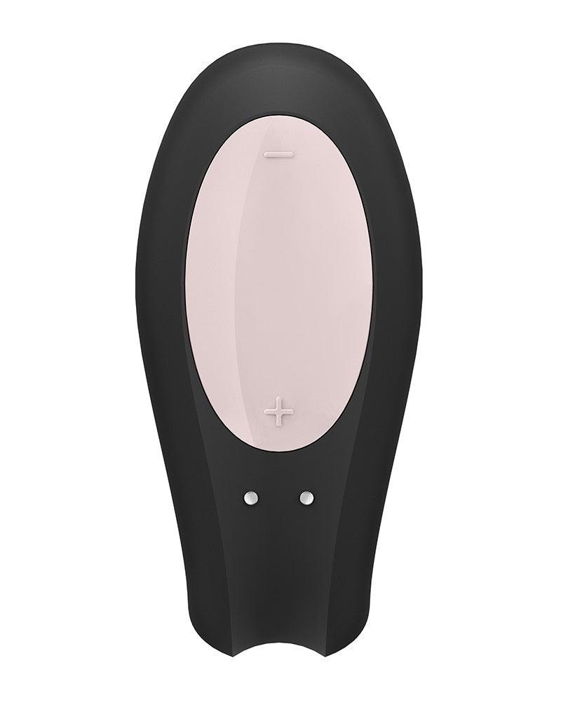 Satisfyer - Double Joy - Partner Vibrator - Met App En Bluetooth - Zwart-Laced-up.nl