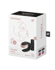 Satisfyer - Double Love - Luxe Partner Vibrator - Zwart-Laced-up.nl