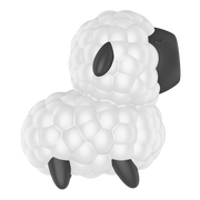 Satisfyer - Dreamy Sheep - Luchtdruk Vibrator - Zwart/Wit-Erotiekvoordeel.nl