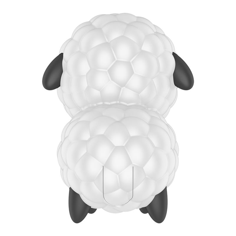 Satisfyer - Dreamy Sheep - Luchtdruk Vibrator - Zwart/Wit-Erotiekvoordeel.nl