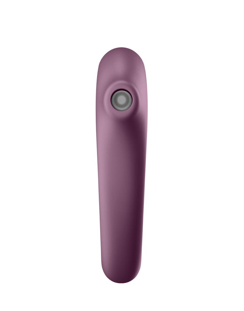 Satisfyer - Dual Kiss - Luchtdruk en G-Spot Vibrator - 2-in-1 - Paars-Laced-up.nl