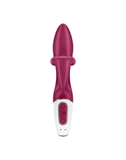 Satisfyer - Embrace Me - Rabbit Vibrator - Berry Rood-Laced-up.nl