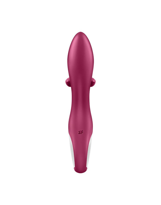 Satisfyer - Embrace Me - Rabbit Vibrator - Berry Rood-Laced-up.nl
