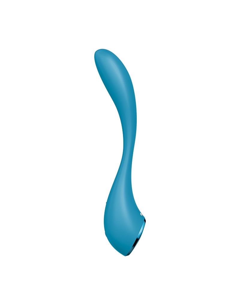 Satisfyer - G-Spot Flex 5+ - Flexibele G-Spot Vibrator - Met App Control - Blauw-Laced-up.nl
