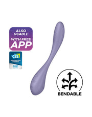 Satisfyer - G-Spot Flex 5+ - Flexibele G-Spot Vibrator - Met App Control - Lila-Laced-up.nl