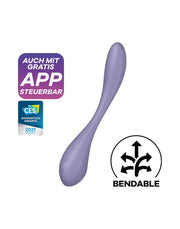 Satisfyer - G-Spot Flex 5+ - Flexibele G-Spot Vibrator - Met App Control - Lila-Laced-up.nl