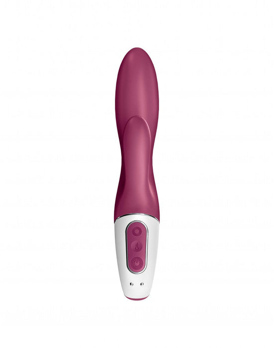 Satisfyer - Heated Affair - Verwarmde G-spot Vibrator En Rabbit Vibrator - Met App Control - Berry Rood-Laced-up.nl